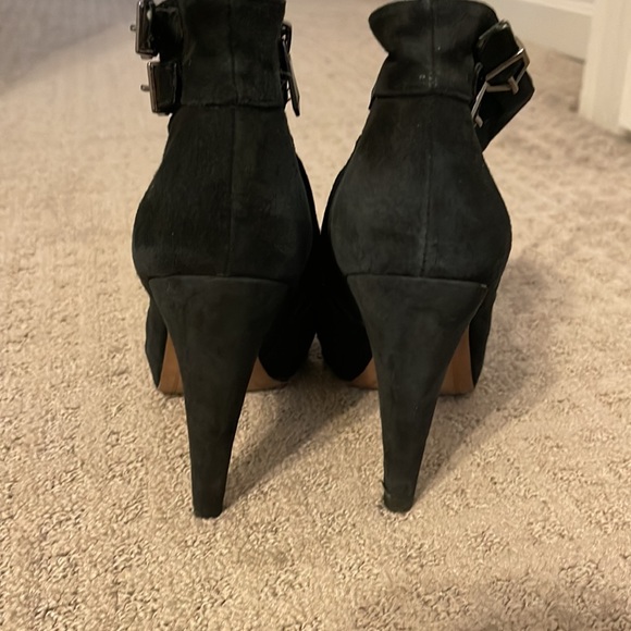 Sam Edelman black suede booties size 6.5 - Picture 3 of 5